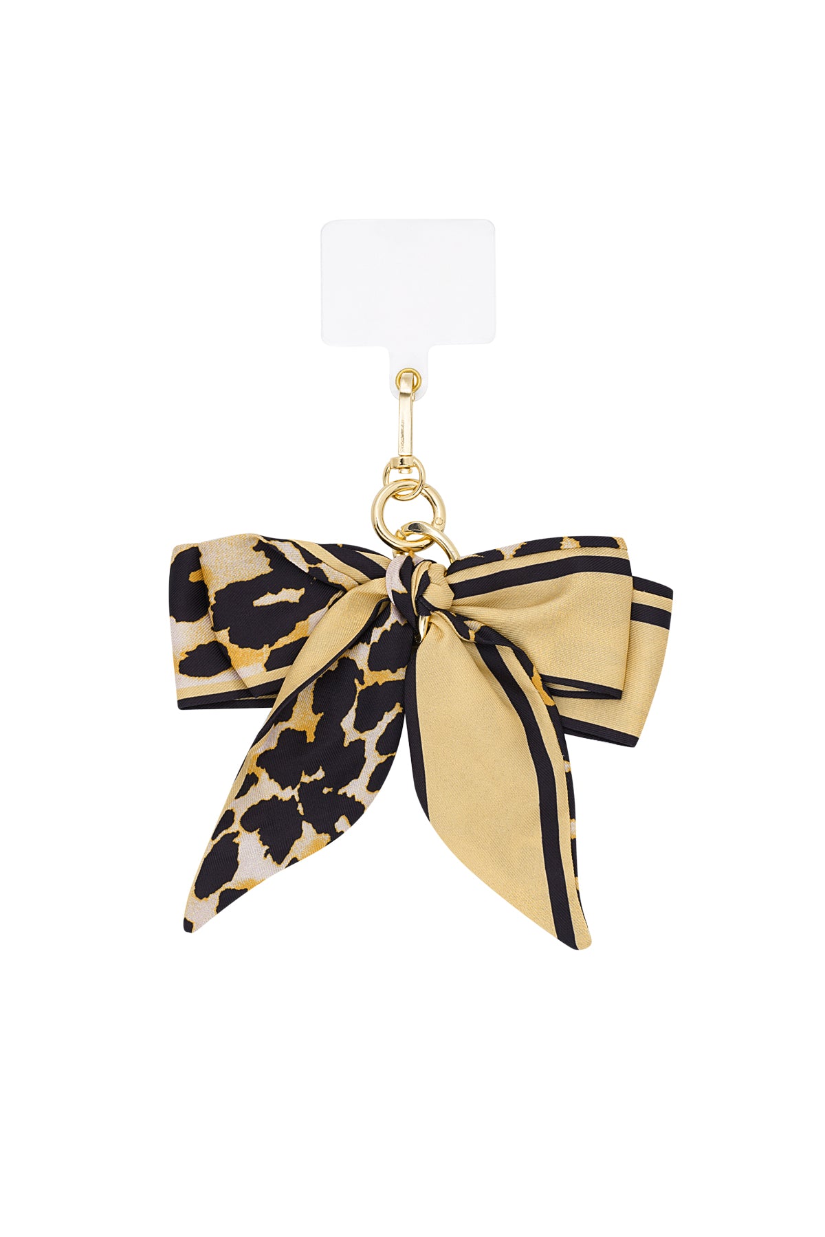 phone cord bow perfection-beige