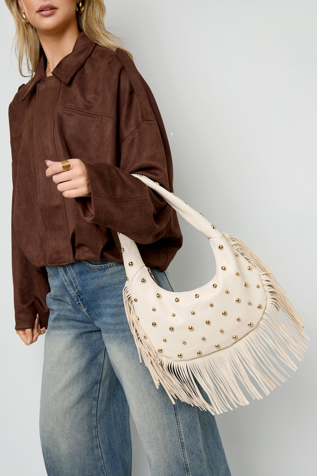 Studded Hand Bag