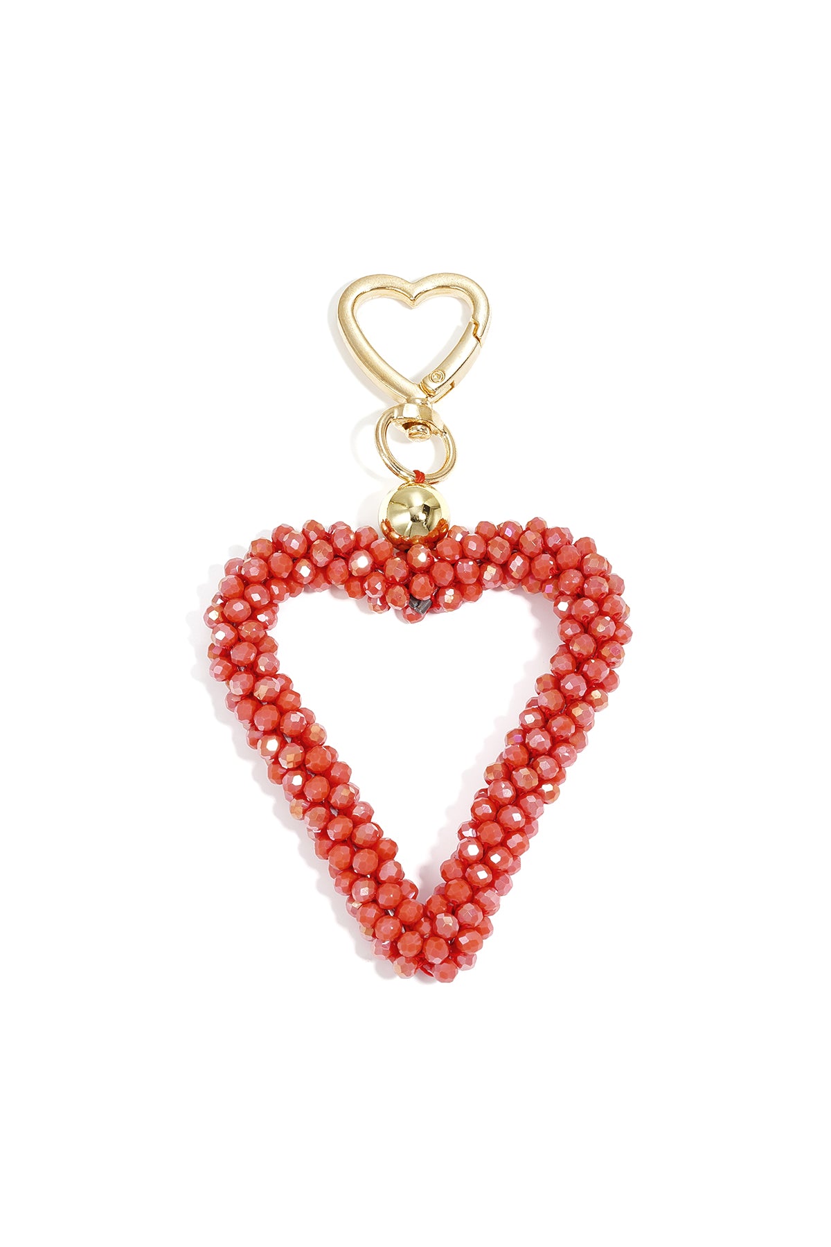 Keychain Heart Casual Crystal Daily Accessories