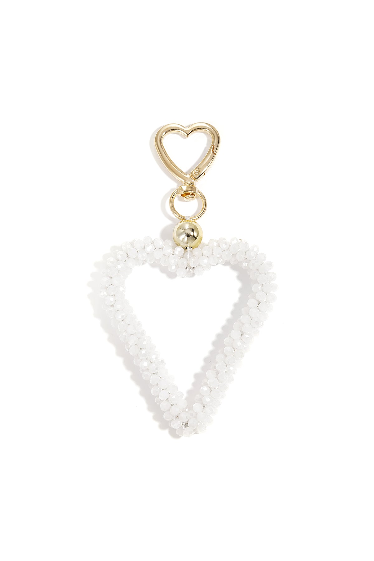 Keychain Heart Casual Crystal Daily Accessories