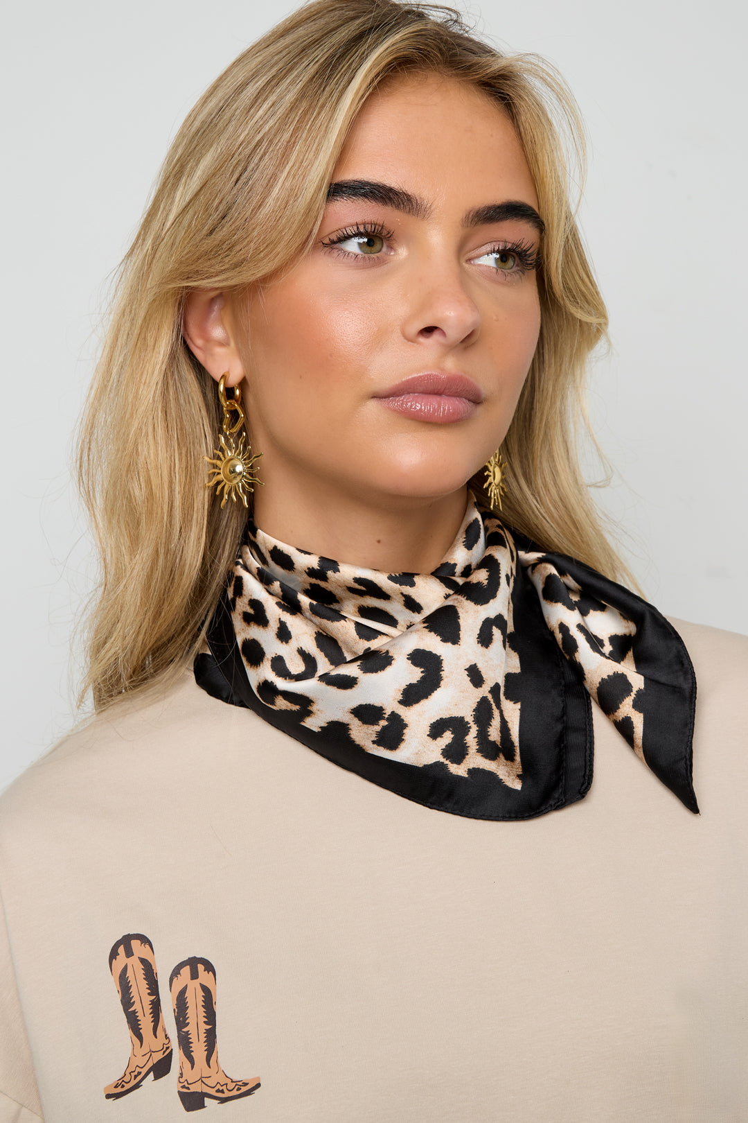 leopard scarf